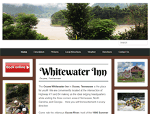 Tablet Screenshot of ocoeewhitewaterinn.com